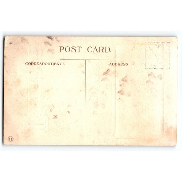 Vintage Thanksgiving Greeting Postcard with Fruit Still Life Lithograph - Picture 2 of 2